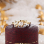 Moissanite Engagement Ring
