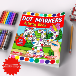 Toddler Dot Marker Workbook Printable ABC 123 Fine Motor Skills Do A Dot