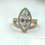Marquise-Cut Lab Grown Diamond Ring