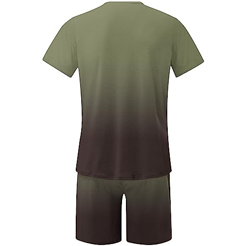 Gradient Shirt and Shorts Set