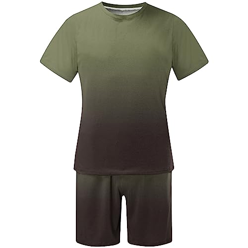 Gradient Shirt and Shorts Set