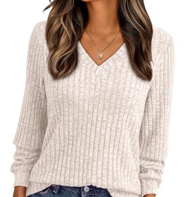 V-Neck Long Sleeve Tunic