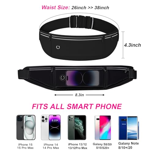 Three-Pocket Running Belt