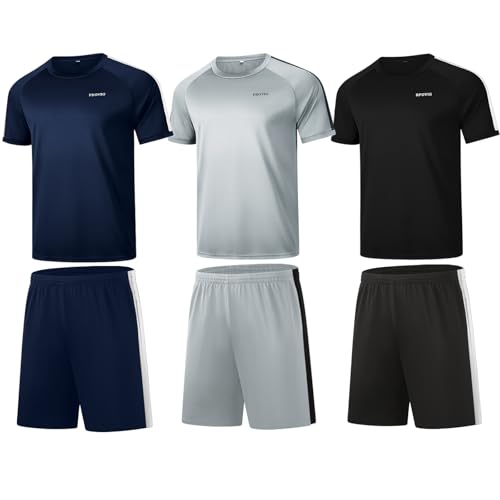 Three-Pack Athletic Shorts Set