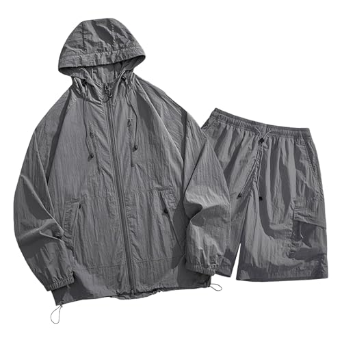 Long Sleeve Hoodie and Shorts Set