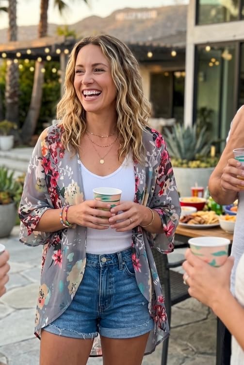 Floral Kimono Cardigan