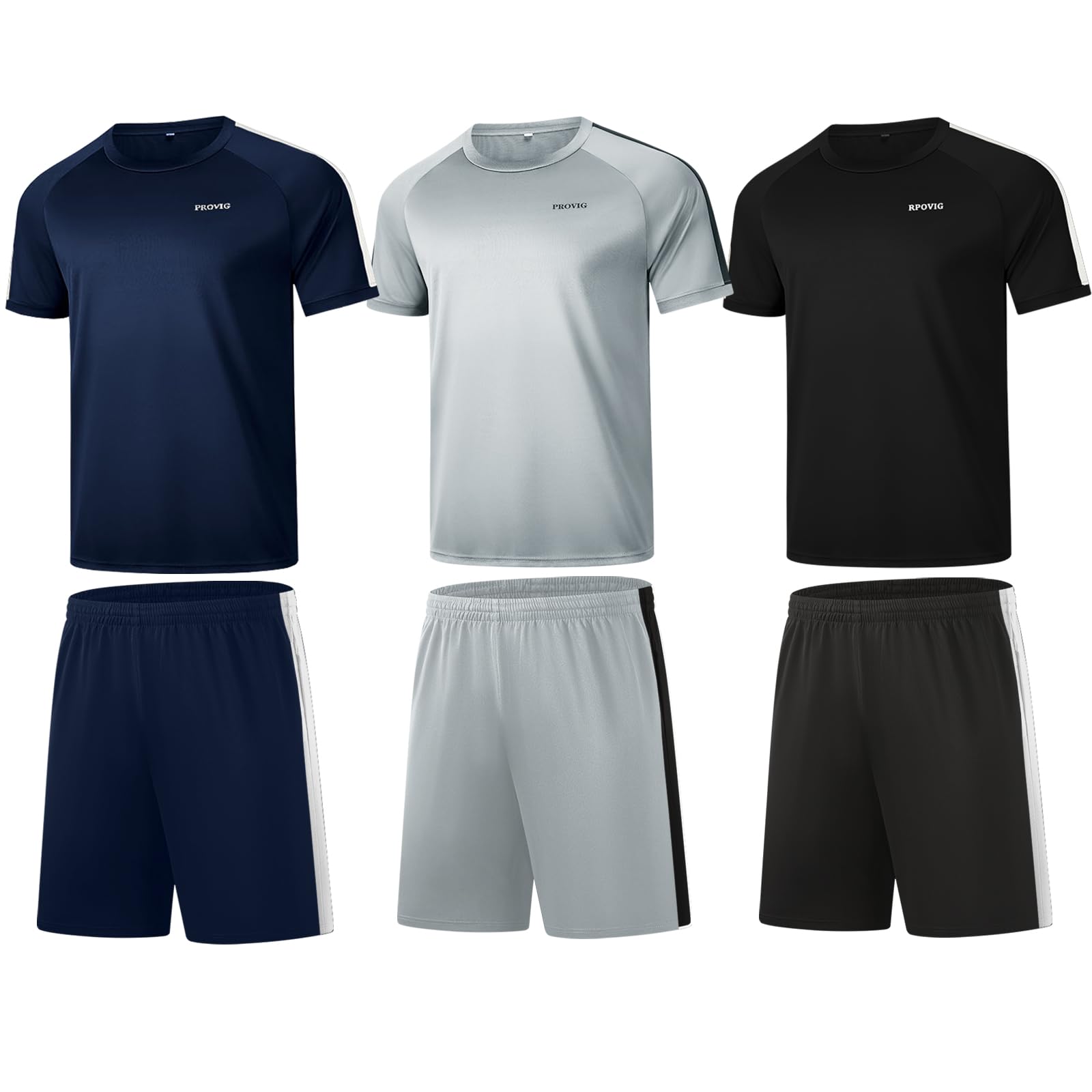 Three-Pack Athletic Shorts Set