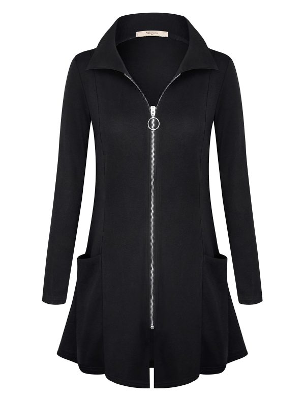 Long Zip Hoodie Jacket