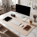 Non-Slip Leather Desk Mat
