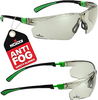 Tinted Wraparound Safety Glasses