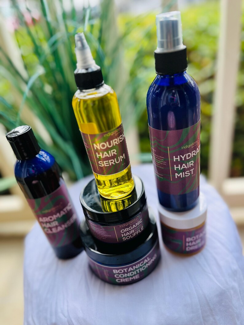 Natural Hair Care Ritual Set.